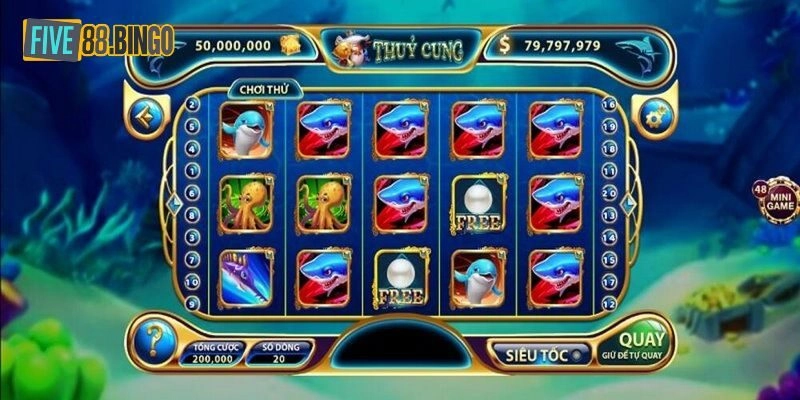 Five88 chỉ cách chơi Nổ Hũ Thủy Cung đảm bảo thắng